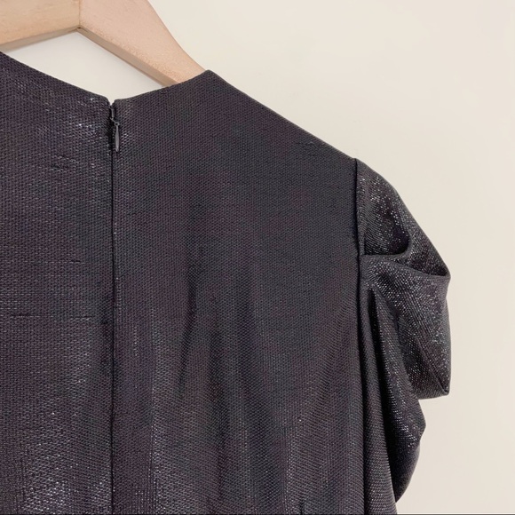 Jonathan Simkhai Metallic V-neck Belted Wrap Mini Dress - Picture 14 of 16